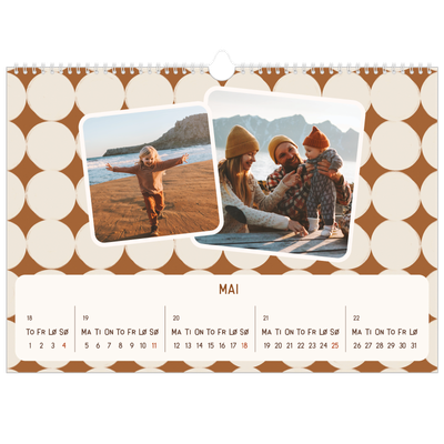 Fotokalender A3 — Retro mønstre [kalender-forside]