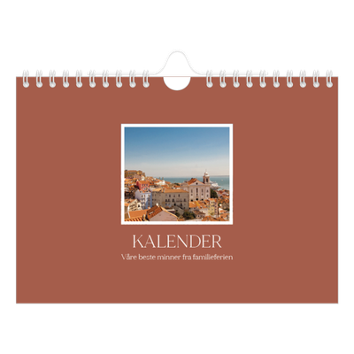 Fotokalender A5 — Klassiske farger [kalender-forside]
