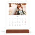 Bordkalender med trestativ - Stående — Klassisk kobolt [April]