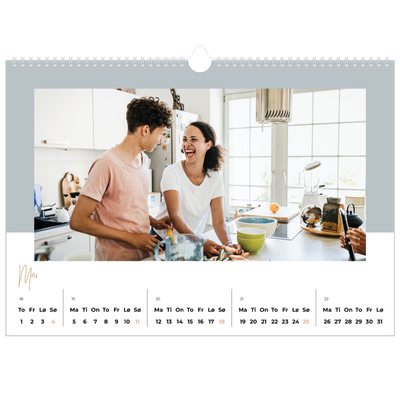 Fotokalender A3 — Kalender i jordfarger [kalender-forside]