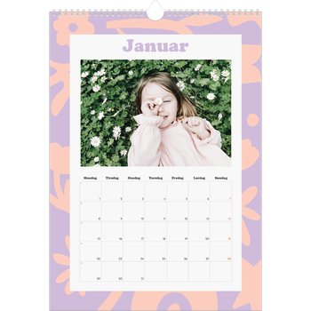 Fotokalender A3 — Lek med mønster