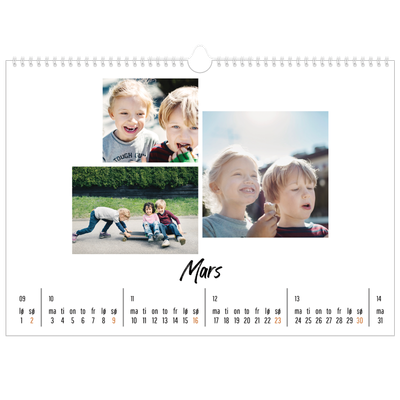 Fotokalender A3 — Boken om meg [Mars]