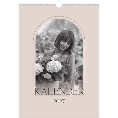 A3 Månedskalender — Enkel botanisk [kalender-forside]