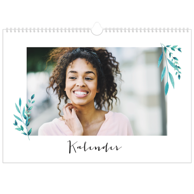 Fotokalender A3 — Blomsterillustrasjoner [kalender-forside]