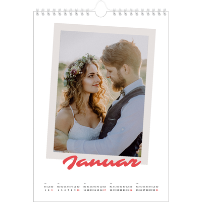 Fotokalender A4 (20 x 30 cm) — Signert trykk [Januar]