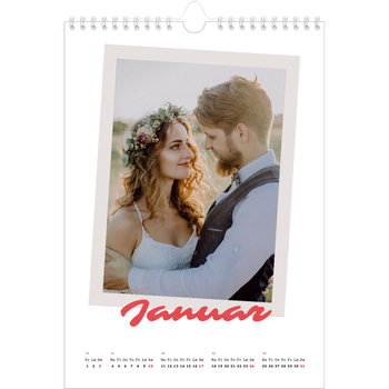 Fotokalender A4 — Signert trykk