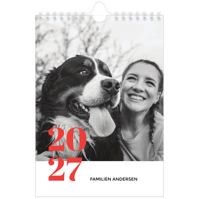 Fotokalender A5 — Et fantastisk år [kalender-forside]