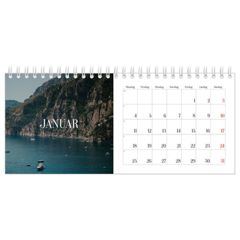 Bordkalender med foto — Endeløs flukt
