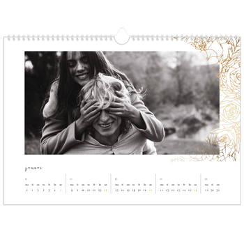 Fotokalender A3 — Gullblomster