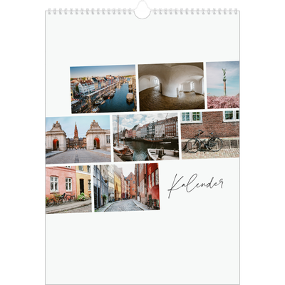 A3 Månedskalender — Byferie (hvit) [kalender-forside]