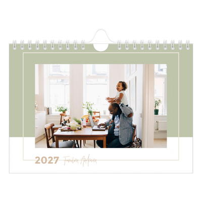 Fotokalender A5 — Kalender i jordfarger [kalender-forside]