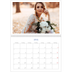 Fotokalender A4 dobbel (30 x 40 cm) — Klassisk kobolt [April]