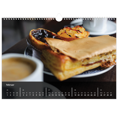 Fotokalender A3 — Transparent kalender [Februar]