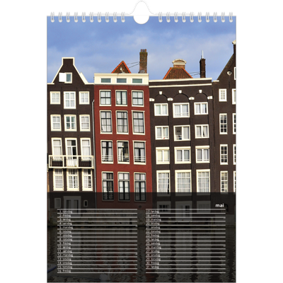 Fotokalender A4 (20 x 30 cm) — Transparent kalender [kalender-forside]