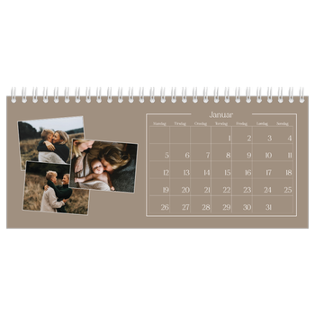 Bordkalender med foto — Våre minner