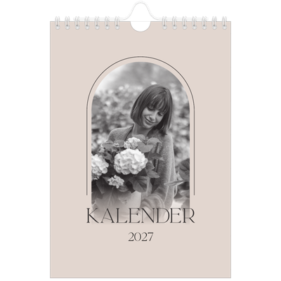 Fotokalender A5 — Enkel botanisk [kalender-forside]