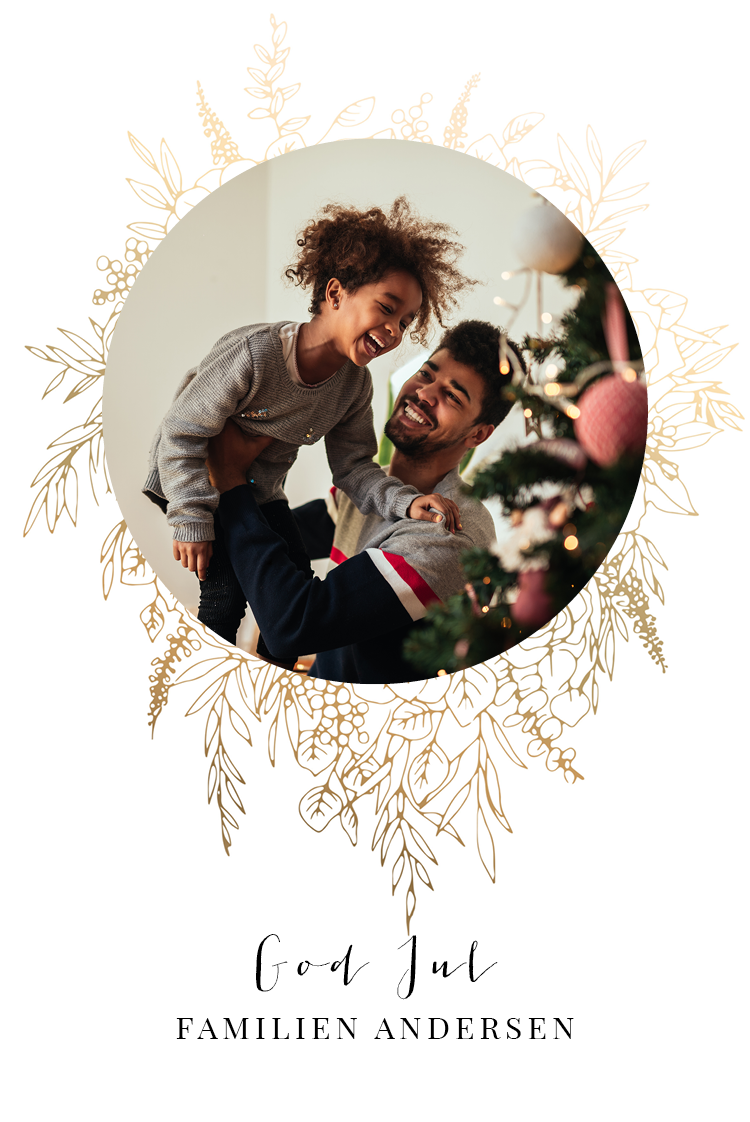 Fotokort — Gullblomster