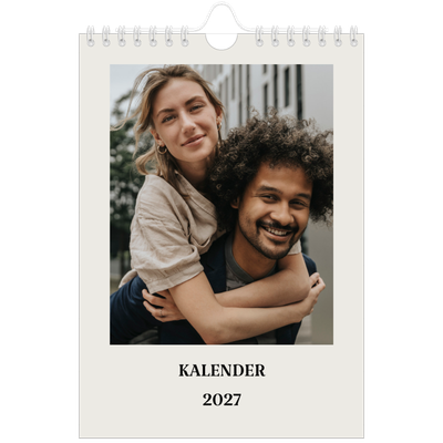 Fotokalender A5 — Simpelt og moderne [kalender-forside]