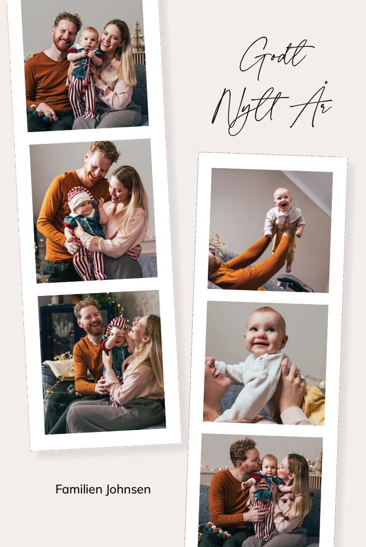 Fotokort — Øyeblikksbilde Jul