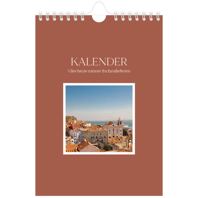 Fotokalender A5 — Klassiske farger [kalender-forside]