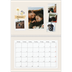 Fotokalender A4 dobbel (30 x 40 cm) — Vintage scrapbooking [Februar]