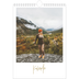 Fotokalender A4 (20 x 30 cm) — Håndskrevet måned [kalender-forside]