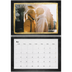 Fotokalender A4 dobbel (30 x 40 cm) — Rammer med glitter [kalender-forside]