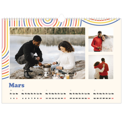 Fotokalender A3 — Retro striper [Mars]