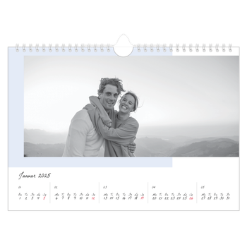 Fotokalender A4 — Fargerike rammer