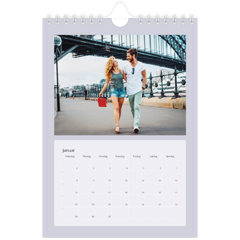 Fotokalender A5 — Stilrene farger