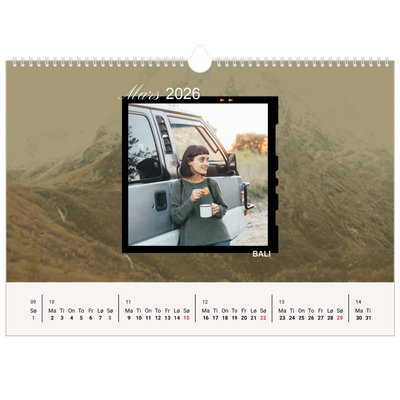 Fotokalender A3 — Eventyrlyst [Mars]