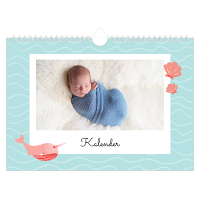 Fotokalender A4 — Søte dyr [kalender-forside]