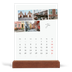 Bordkalender med trestativ - Stående — Byferie (hvit) [Januar]