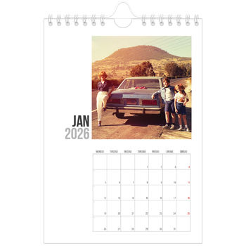 Fotokalender A5 — Forkortet tekst