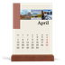 Bordkalender med trestativ - Stående — Verdens severdigheter [April]