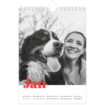 Fotokalender A5 — Et fantastisk år