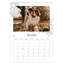 A3 Månedskalender — Elegant blomstret [Mars]