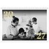Fotokalender A4 dobbel (30 x 40 cm) — Glitter tall [kalender-forside]