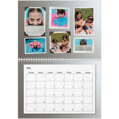 Fotokalender A4 dobbel (30 x 40 cm) — Vintage [kalender-forside]