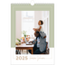 A4 Familieplanleggere — Familieplanlegger i jordfarger - Familie på 3 [kalender-forside]