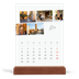 Bordkalender med trestativ - Stående — Byferie (hvit) [Mars]