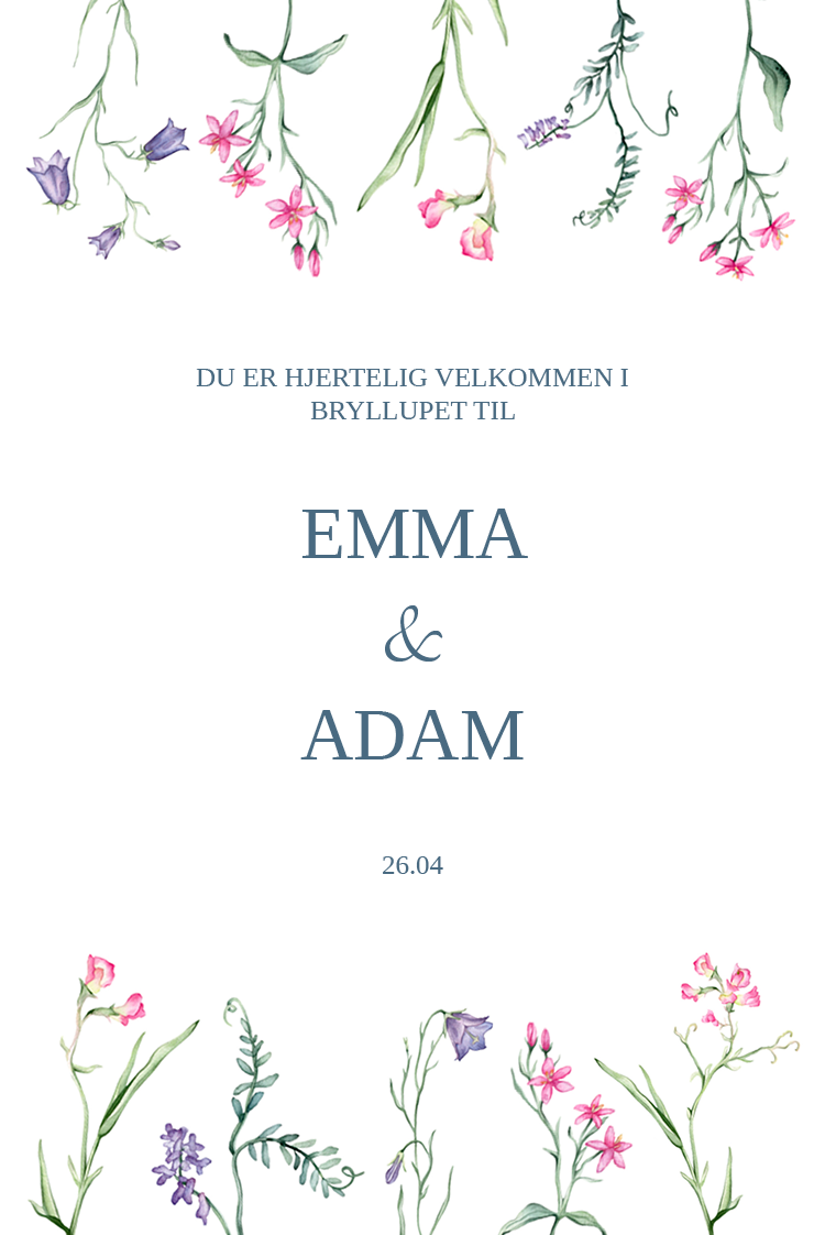 Invitasjoner — Markblomst