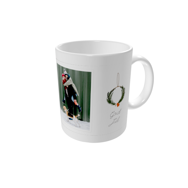 Kopp med bilde — Rustikk ved