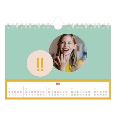 Fotokalender A5 — Lyst og vakkert [kalender-forside]