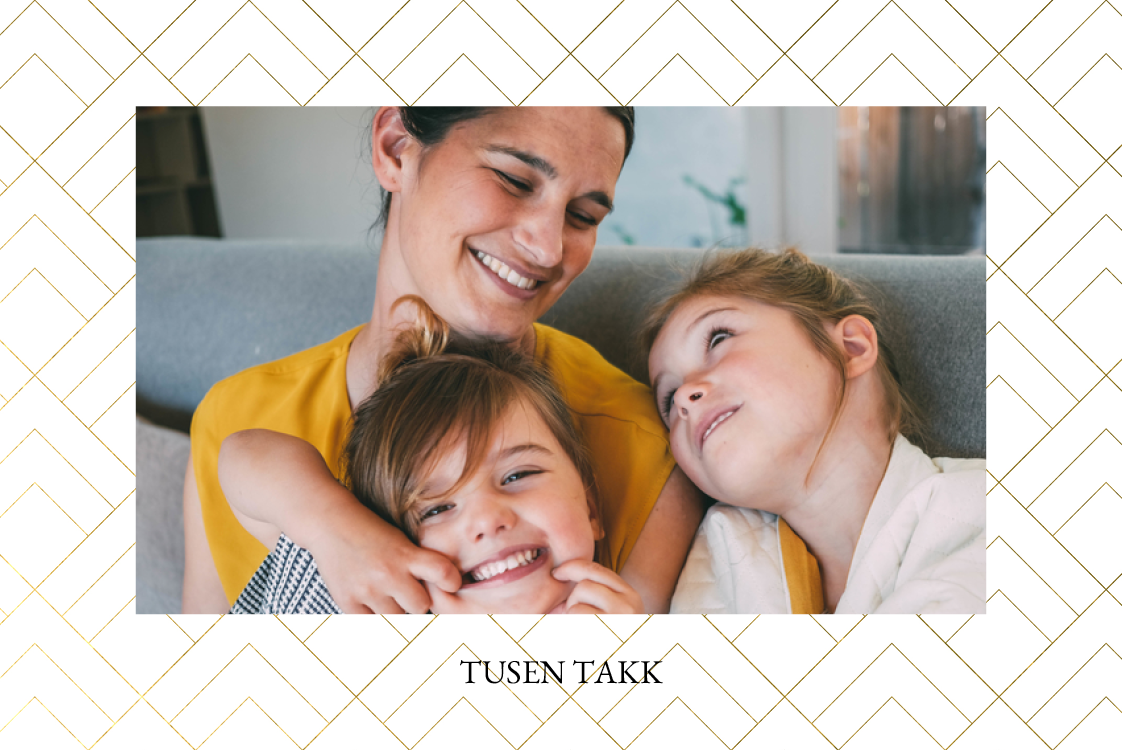 Takkekort — Deco mønster