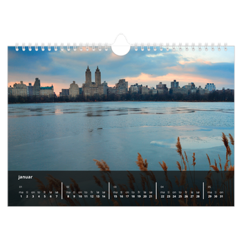 Fotokalender A4 — Transparent kalender