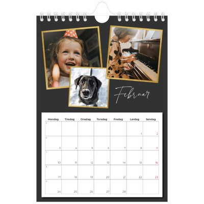 Fotokalender A5 — Gode minner [Februar]