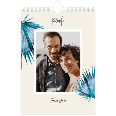 Fotokalender A5 — Malte blomster [kalender-forside]