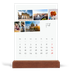 Bordkalender med trestativ - Stående — Byferie (hvit) [Februar]