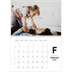 Fotokalender A4 dobbel (30 x 40 cm) — Bokstav i fokus [Februar]